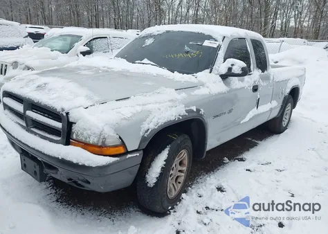 2002 Dodge Dakota из США, поврежденный, VIN 1B7GL12X02S545919
